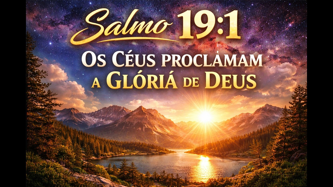 Os Céus proclamam | Louvor e Reflexão Poderosa