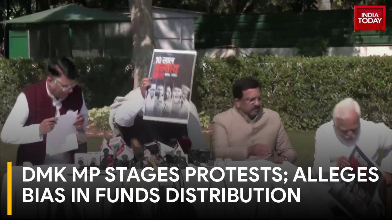 DMK MP Protests in Parliament Over Alleged Central Financial Neglect