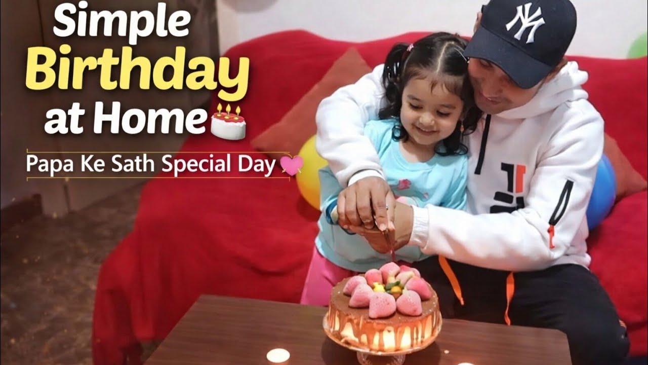🇪🇸Europe Spain Anamta Ka Birthday 🎈 Ghar Pe Cake Cutting Moment 🎂… Eid Baad Grand Party Hogi 🎉✨”🇮🇳