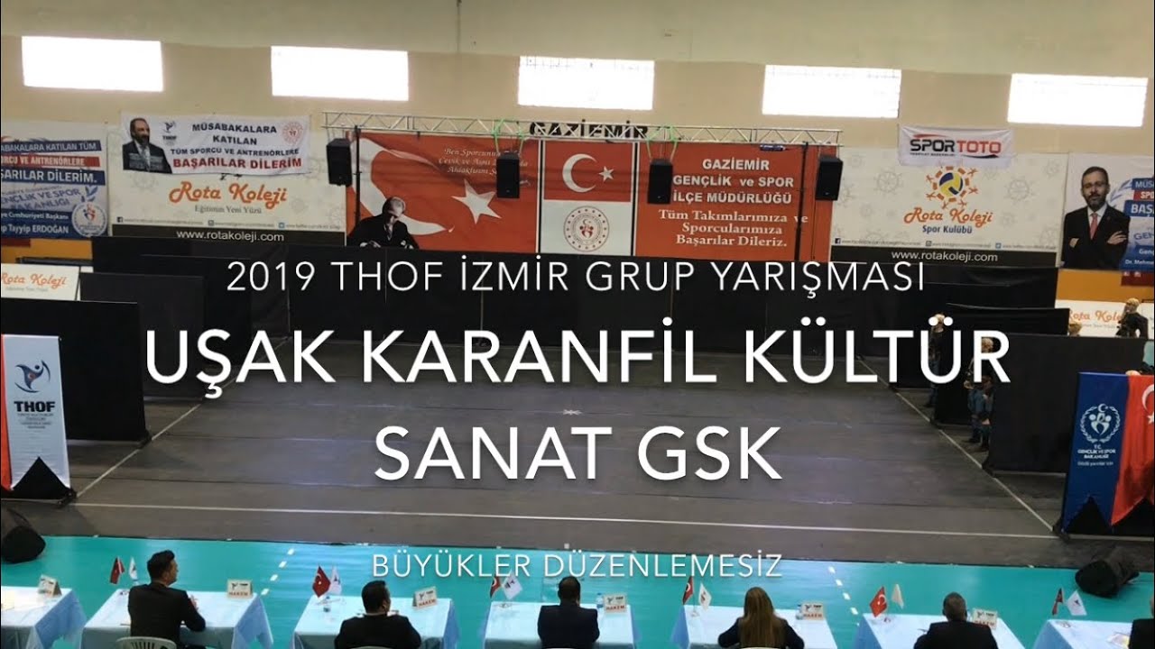 Uşak Karanfil Kültür Sanat GSK | Büyükler Düzenlemesiz | 2019 THOF İzmir #Zeybekoloji