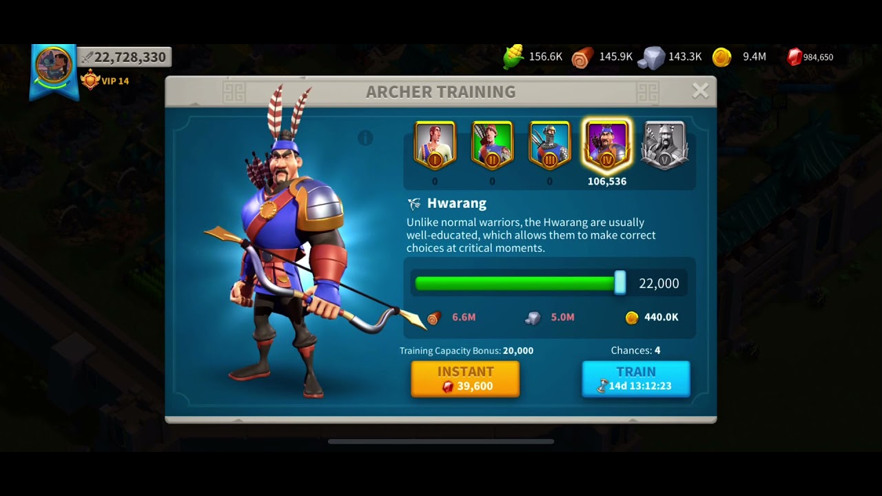 Rise of Kingdoms - Training 88,000 Troops in 2 Minutes