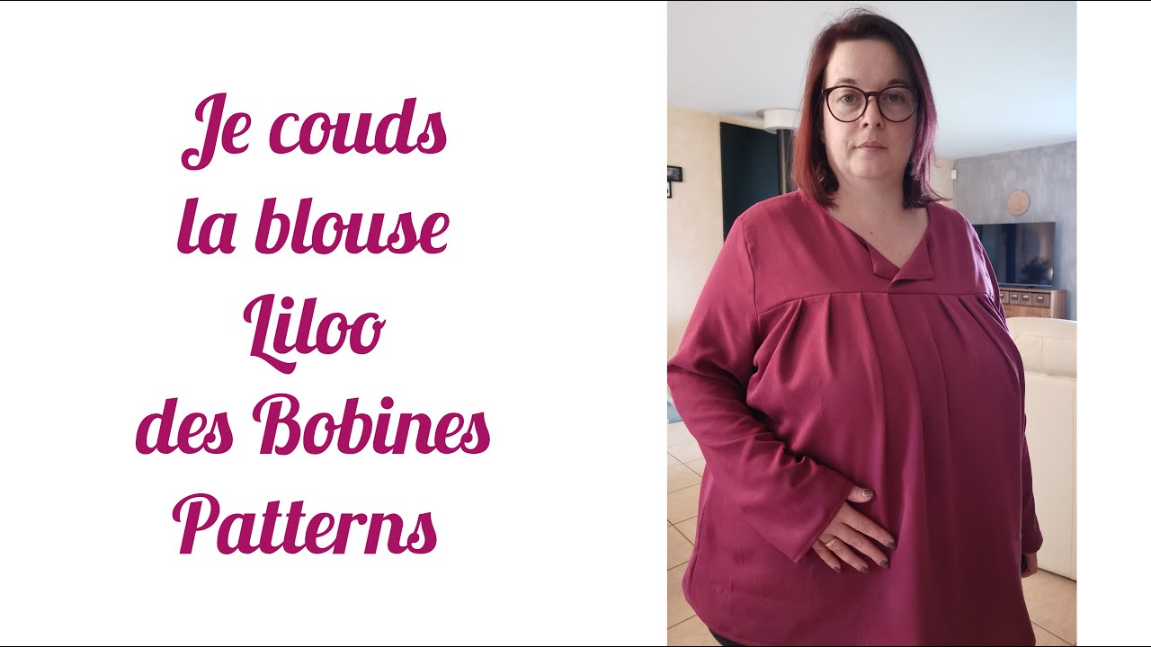 Vlog: Je couds la Blouse Liloo des Bobines Patterns