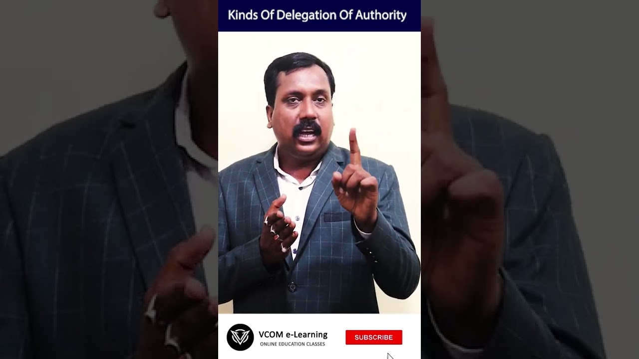 Kinds Of Delegation Of Authority - #Shortsvideo- #businessmanagement - #gk #BishalSingh Video@74