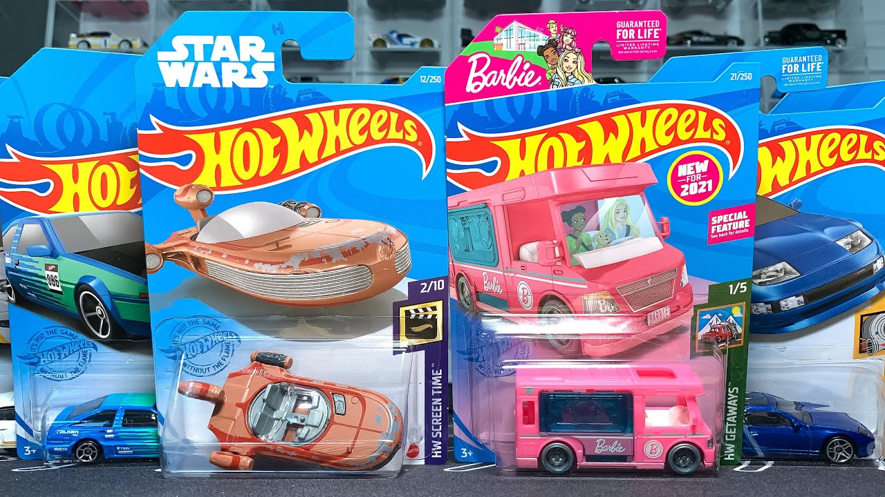 Opening Hot Wheels Star Wars LandSpeeder, Barbie Dream Camper & more 2021 Models