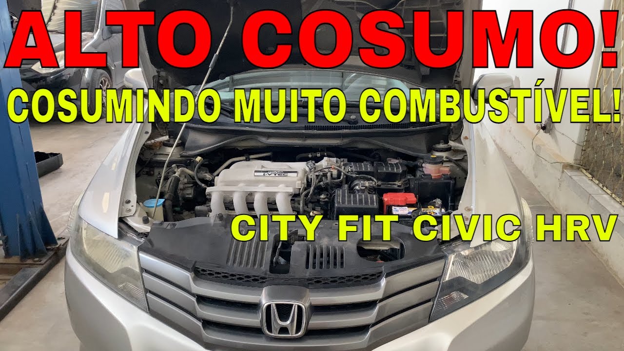 TUDO QUE FAZ O CARRO CONSUMIR MUITO COMBUSTÍVEL HONDA CITY FIT CIVIC HRV ACCORD GASOLINA OU FLEX!