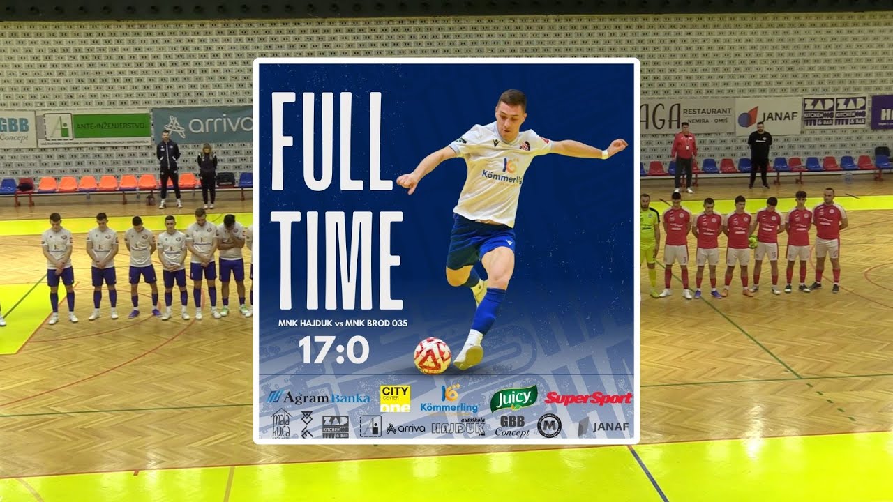 MNK Hajduk 17:0 MNK Brod 035 - 1.HMNL 2024/25 (13.kolo)