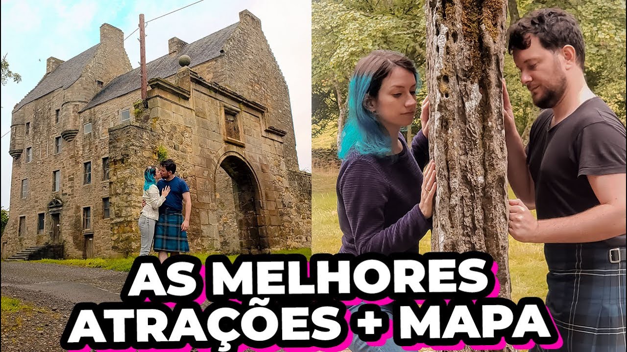 OUTLANDER NA ESC&Oacute;CIA: roteiro e mapa com c&iacute;rculos de Pedra, Lallybroch e castelos incr&iacute;veis!