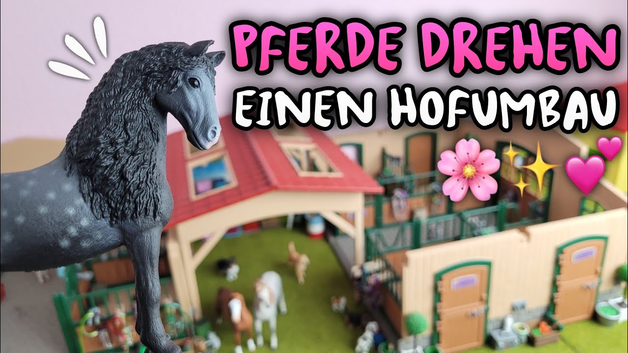 HOFUMBAU - Schleich Pferde drehen ein Video 🤩❤️🐎