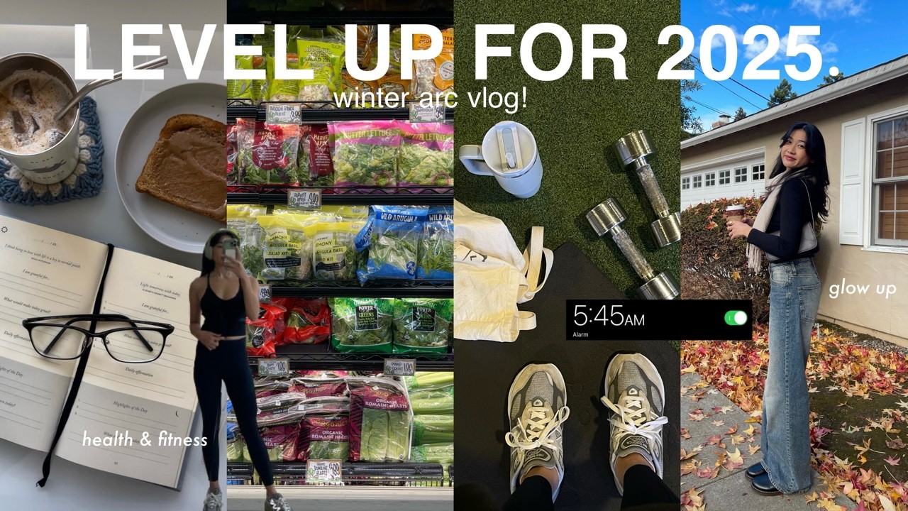 2025 LIFE RESET ✮⋆˙ exiting lazy girl era, glow up, productive 6am mornings, winter vlog, gym