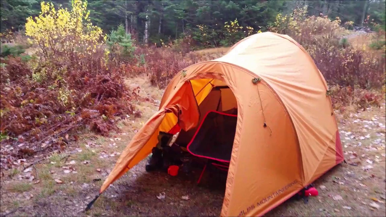 Flat Mountain Pond 2016 - Overnight at the Shelter with Storms and Snow!