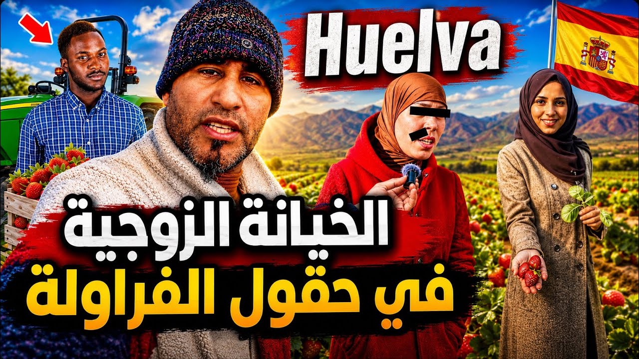 😱 الخيانة زوجية لمغاربة نساء في فلاحة  الفراولة 🍓 بإسبانيا.. القصة التي صدمت الجميع🍓