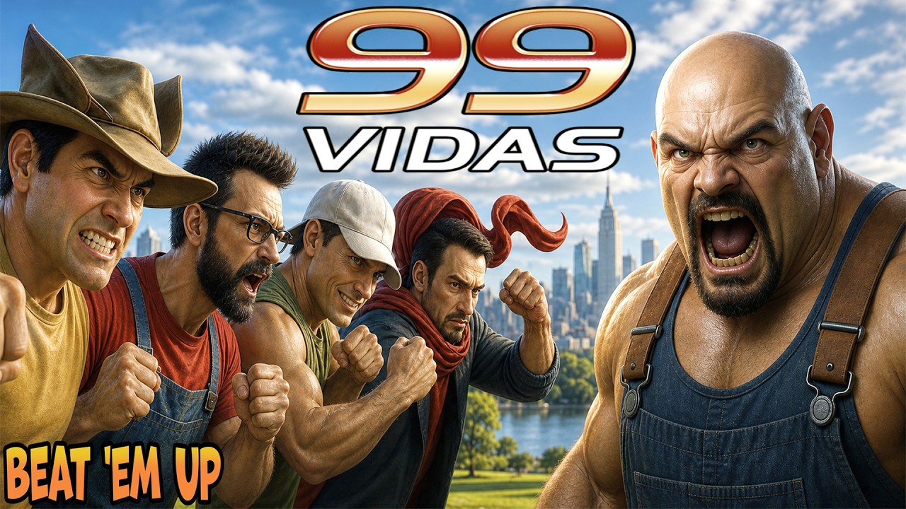 99Vidas / Beat 'em up / 2 Players / Arcade / Longplay / No Commentary