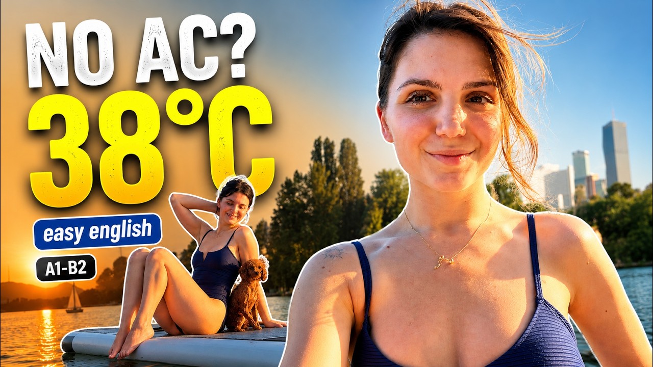 Surviving Europe&rsquo;s Heatwave | Easy English Vlog