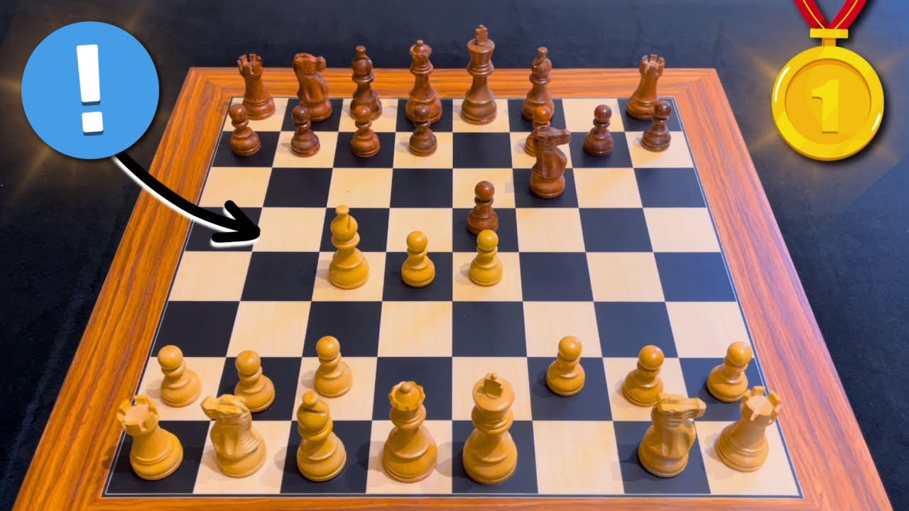 La MEJOR APERTURA para SORPRENDER en AJEDREZ😱♟️ (Muy Buena)