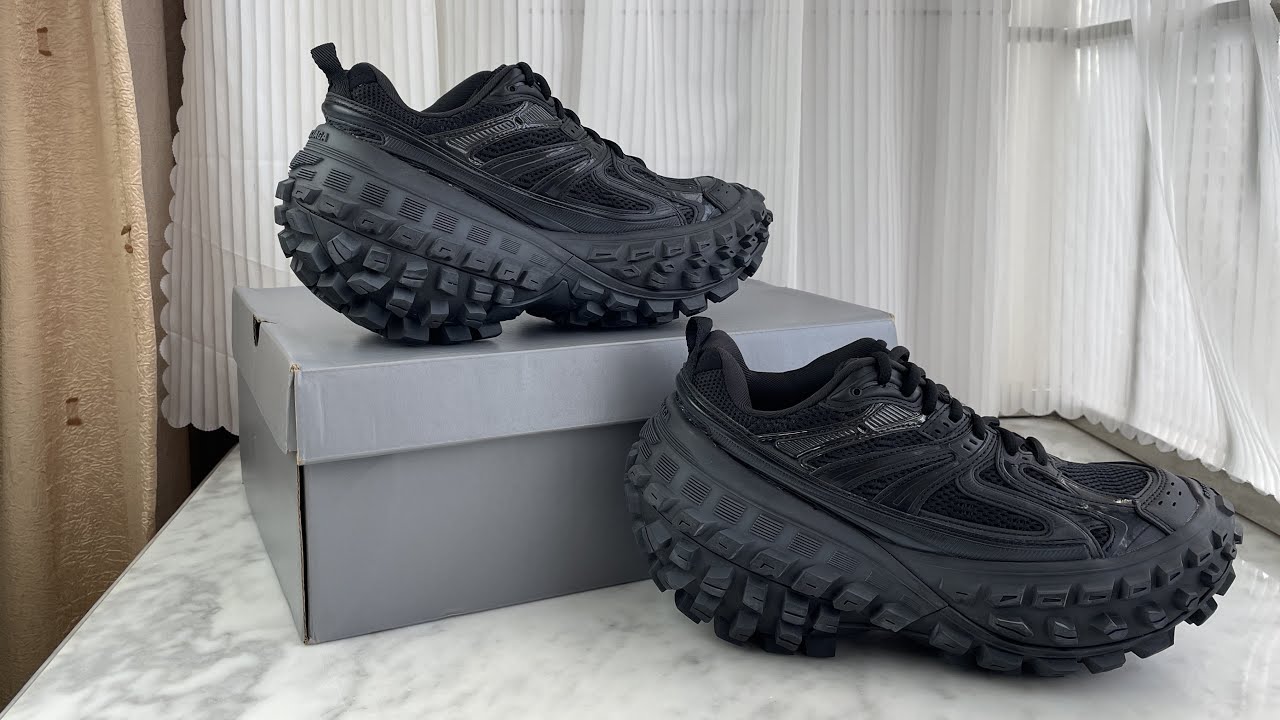 Balenciaga Defender Trainers In Black Review #review #unboxingvideo #shoes #sneakers