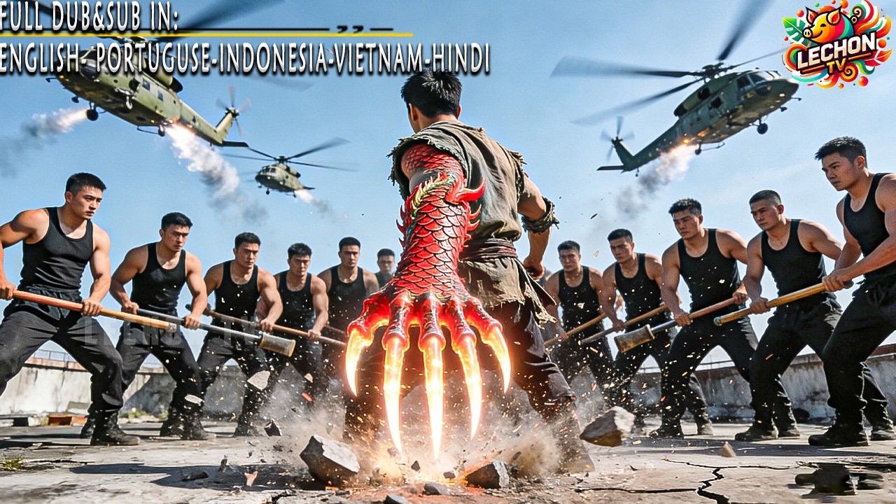 War God Surrounded by Gangsters, Unleashes Fury and Knocks Them Down One by One