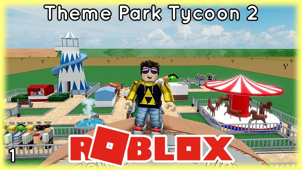 Roblox: Theme Park Tycoon 2 #1- Getting Started!