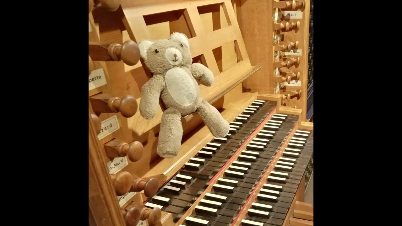 Frédéric Deschamps à l'Orgue de la Cathédrale d'Alès