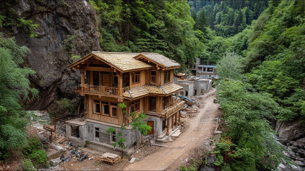 A man returns to the forest to renovate his grandmother's house and rebuild his neighbor's home