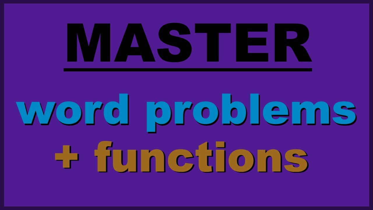 College Board Math: функции + текстовые задачи