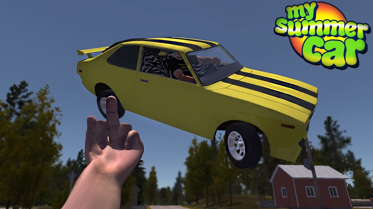 My Summer Car - THROWING THE YELLOW CAR