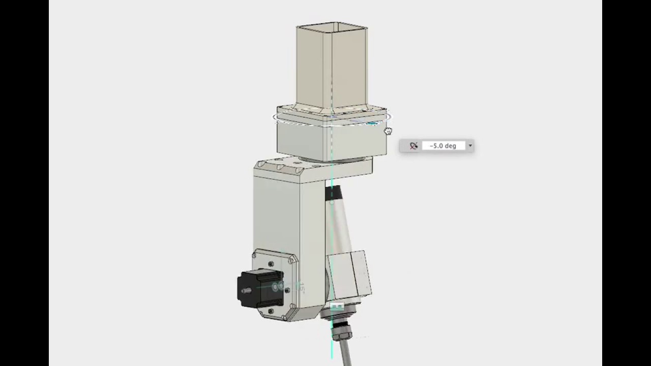5 Axis CNC Router B/C Head Animation