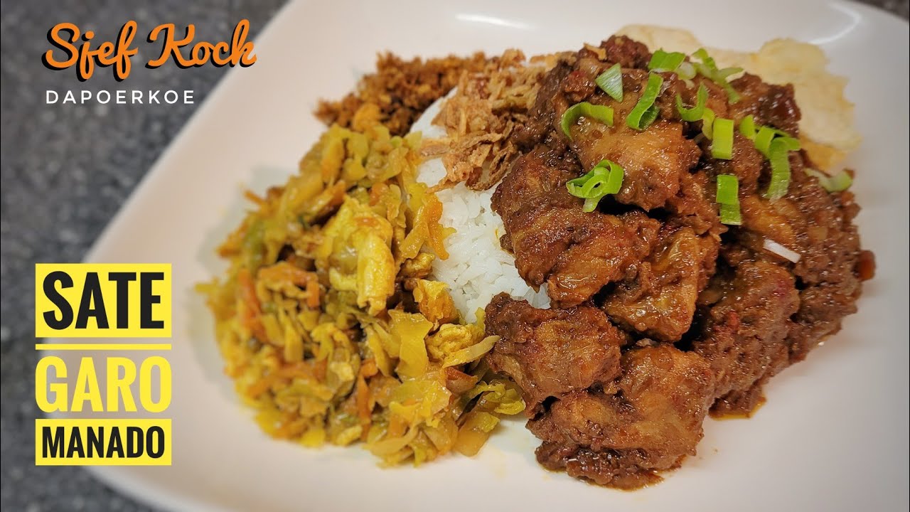 Sate Garo Ayam | Ayam Bumbu Sate Garo | Sate Garo Manado | Indonesische Keuken