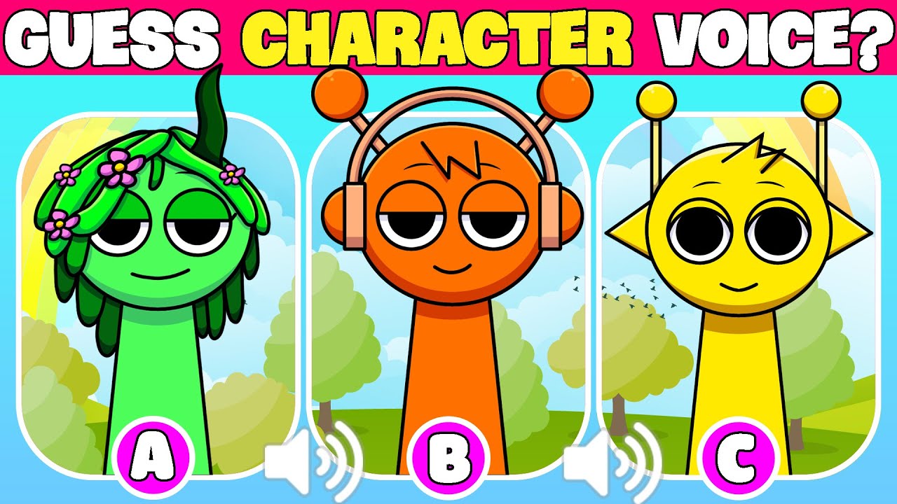 🎭 Guess ALL NORMAL + HORROR Incredibox Sprunki Characters by their VOICE! 🔥 | Quiz Mod .