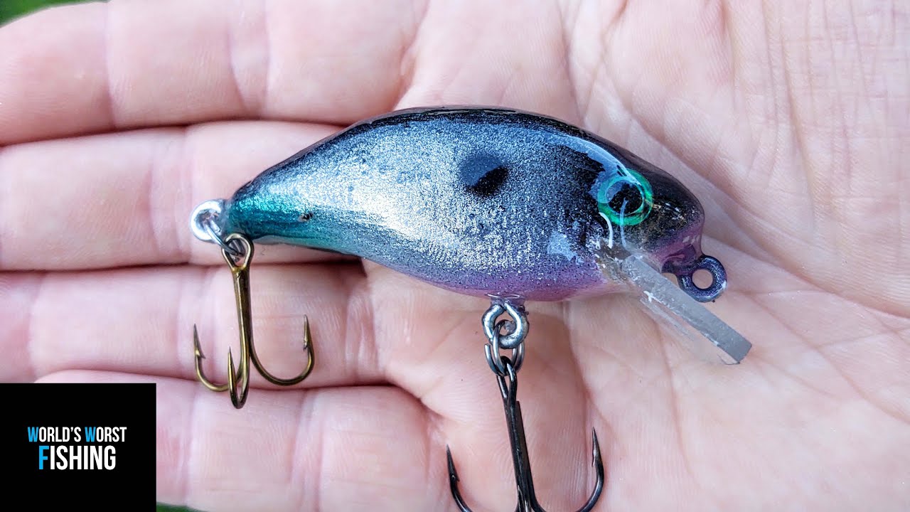 Making My FIRST WOODEN Bait; Wooden Squarebill Crankbait Build