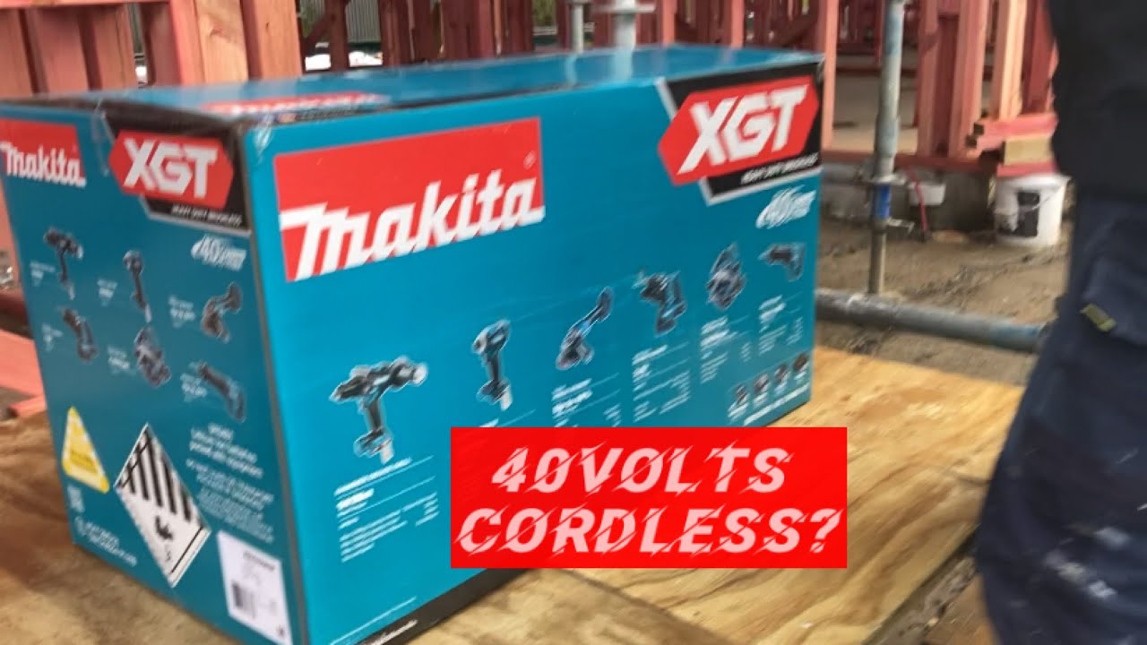Makita 40volts XGT cordless combo kit