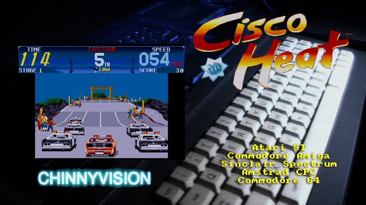 ChinnyVision - Эпизод 272 - Cisco Heat - Atari ST, Amiga, Sinclair Spectrum, Amstrad CPC, Commodo...