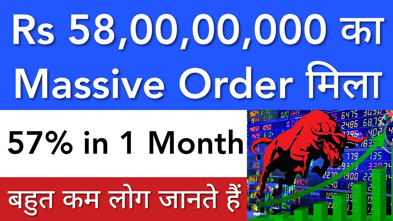 BIG ORDER मिला 🔥 SHARE MARKET LATEST NEWS TODAY | STOCK MARKET INDIA