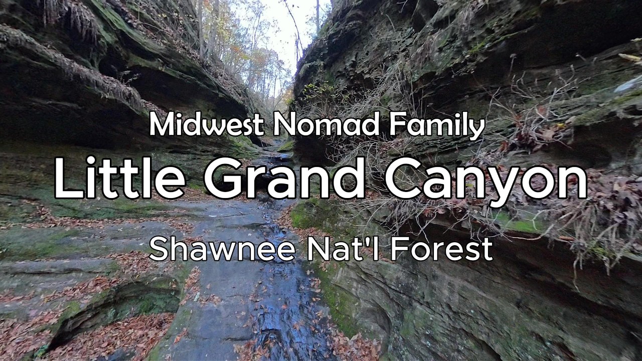 Little Grand Canyon in Shawnee National Forest IL 4k