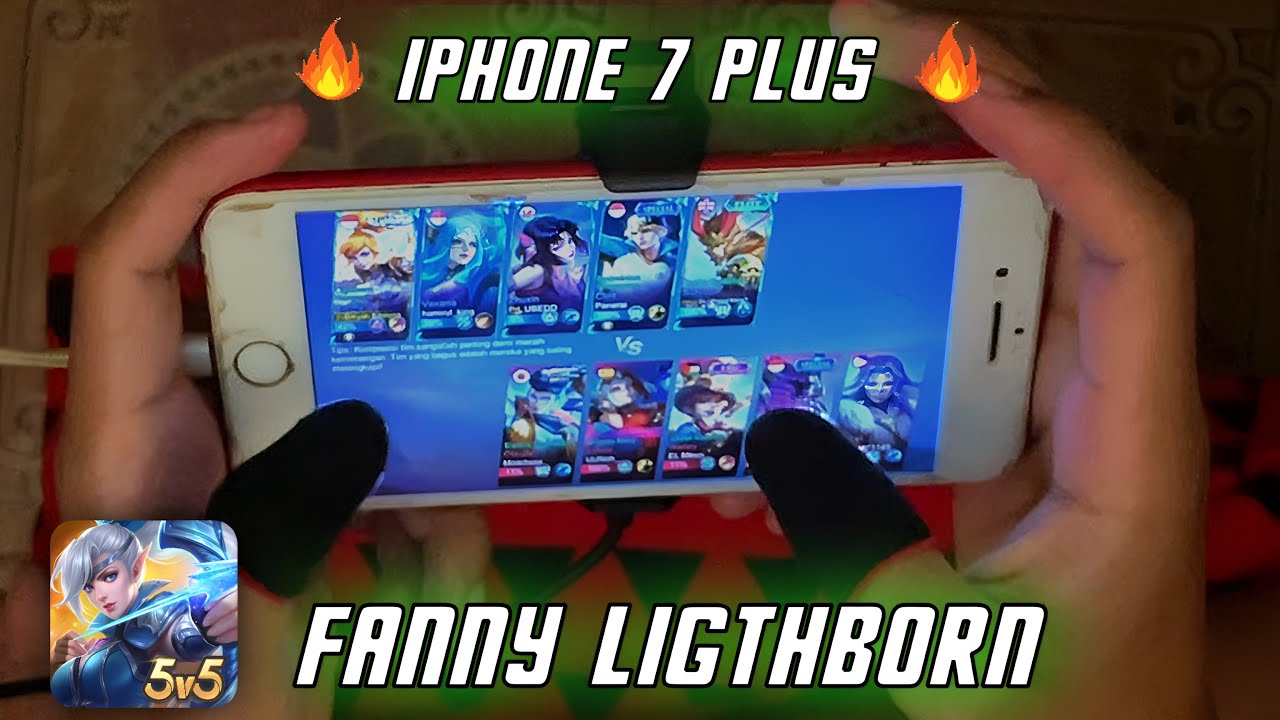 Fanny Test on iphone 7 Plus Mobile Legends