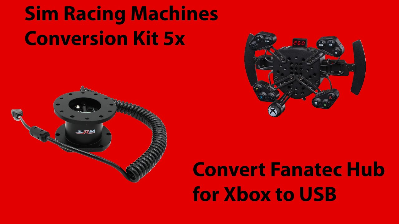 Sim Racing Machines Fanatec to USB Conversion (Universual Hub for Xbox v2)