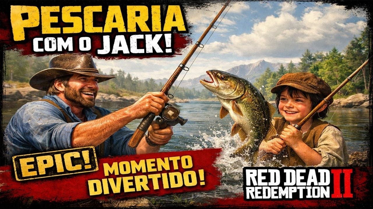 A TODO VAPOR III 🎣 | Arthur e Jack no Rio – Momento Inesquecível no RDR2 🐟🔥