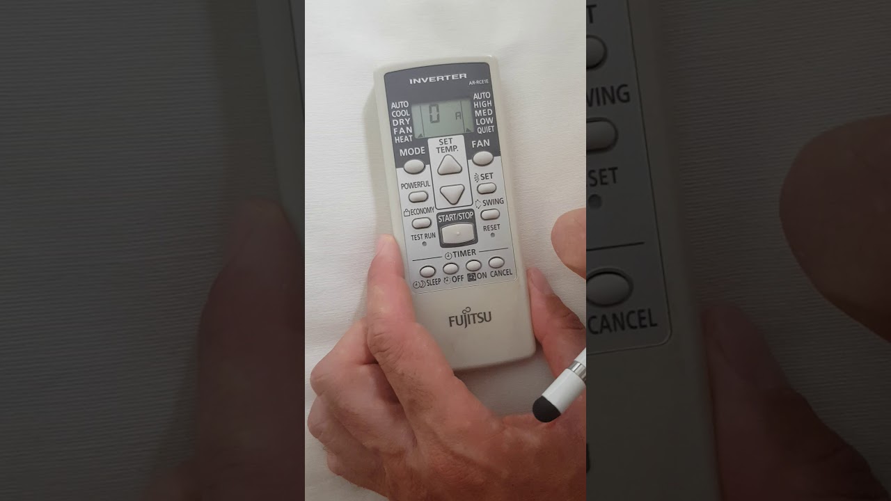 Activar funciones, ventilador fijo en fujitsu general, Fujitsu eléctric hiyasu