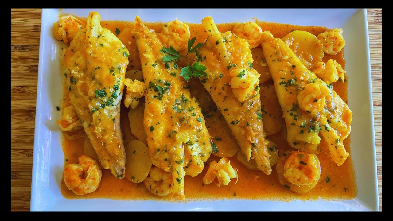 RAPE EN SALSA MARINERA con Langostinos QUÉ DELICIA EN NAVIDAD 🎄! - GUILLE RODRIGUEZ