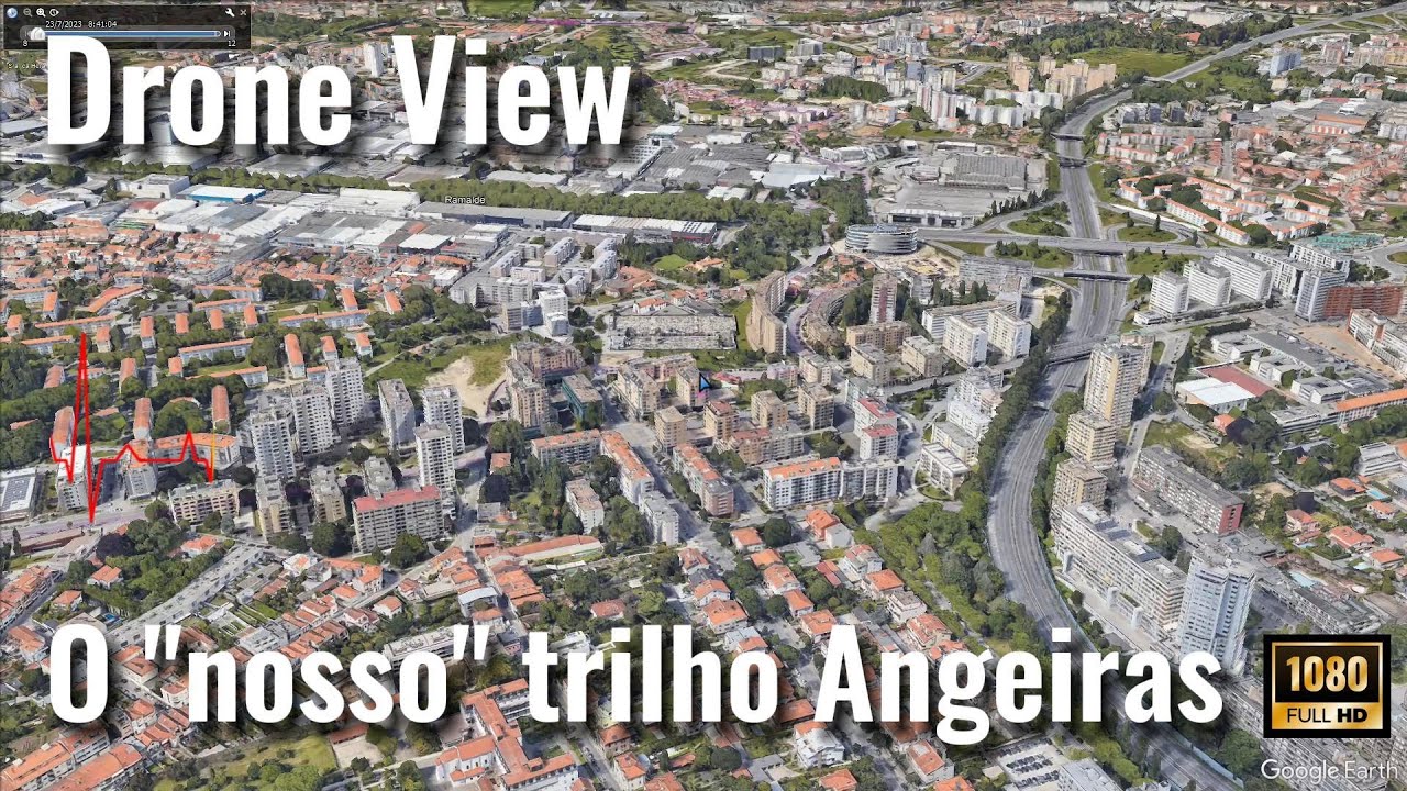 Droneview: O nosso trilho Angeiras-vista aérea