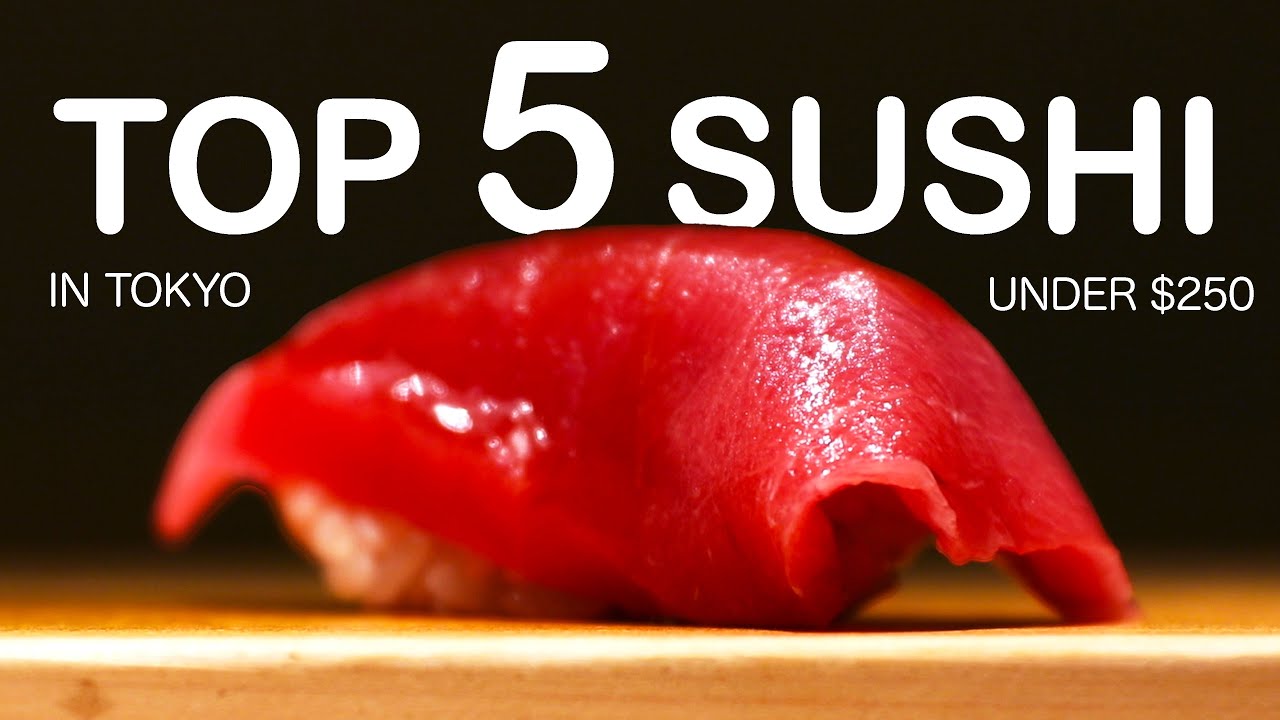 Amazing TOP 5 SUSHI Omakase in Tokyo UNDER $250! (Out of 50+ Sushi Restaurants I've Visited!)