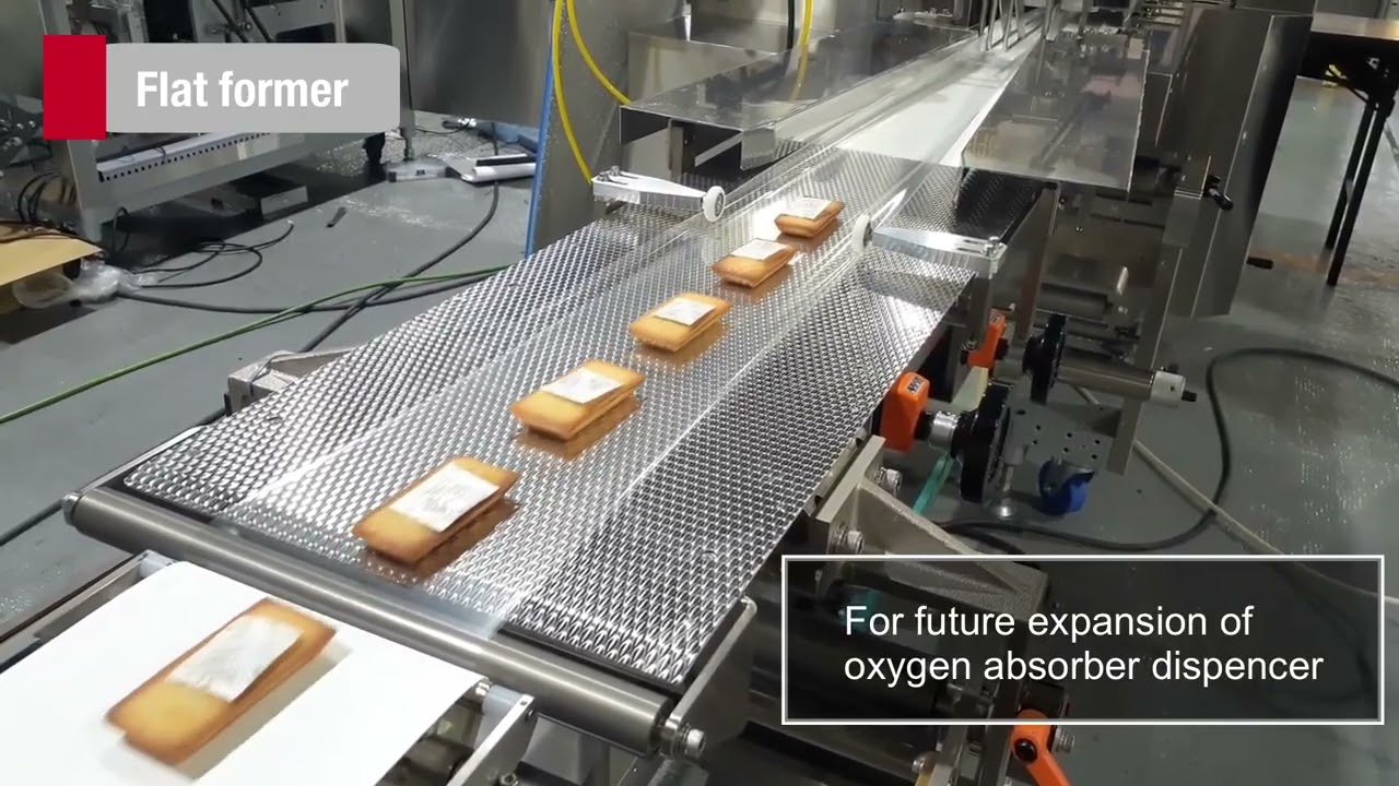 Japan's Top machine, KAWASHIMA  Horizontal Packaging Machine  Application  Confectionery financier