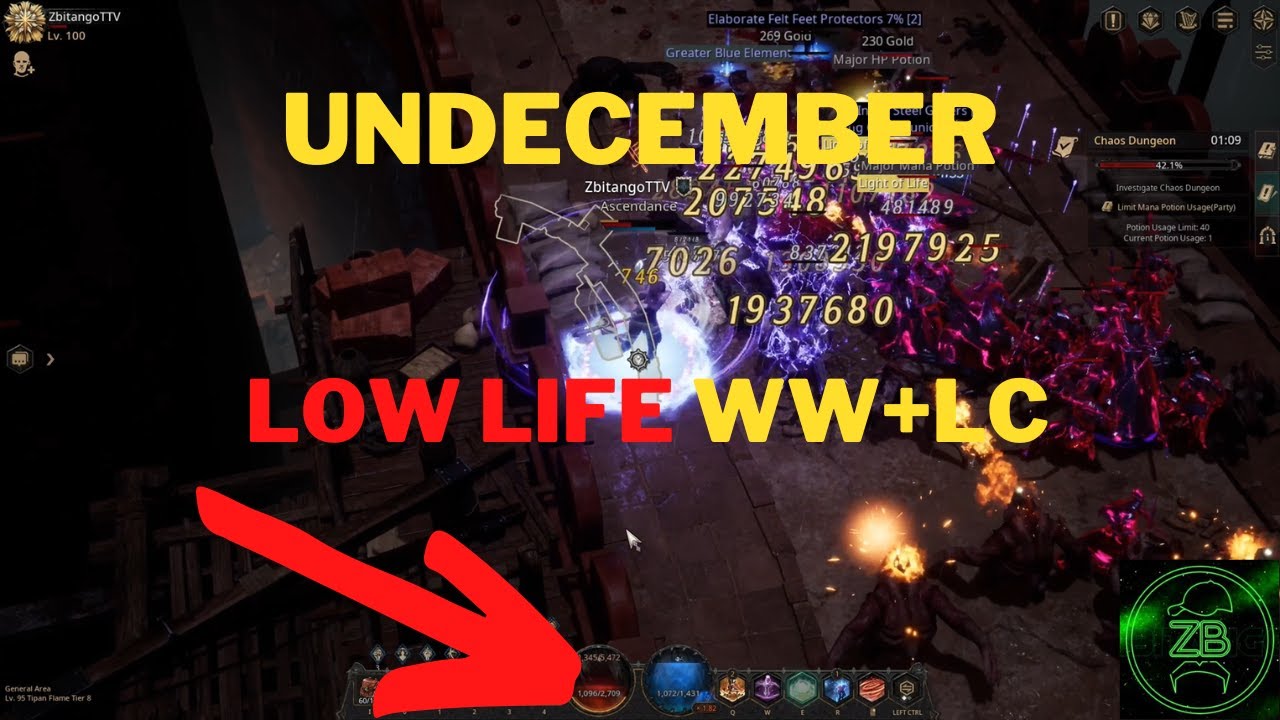 Undecember | Low Life  Lightning Chain Crit Build