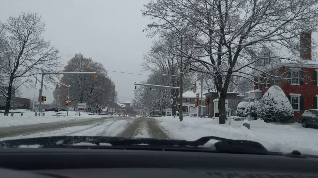 Keene NH Winter Drive