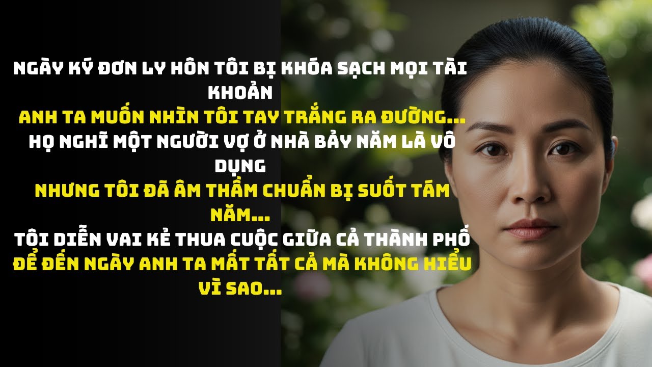 Chồng Cũ Khóa Hết Tài Sản Sau Ly Hôn Nhưng Không Biết Tôi Đã Dệt Bẫy Suốt 8 Năm