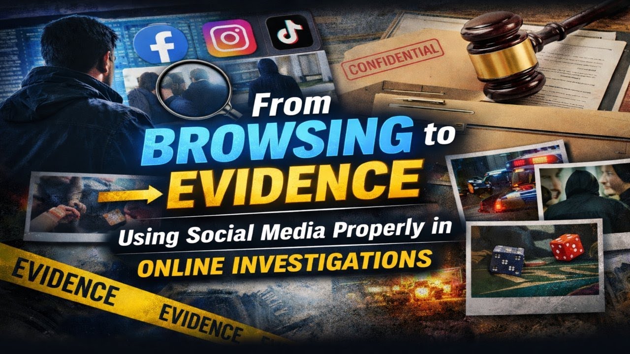 From Browsing to Evidence: Using Social Media Properly in Online Investigations