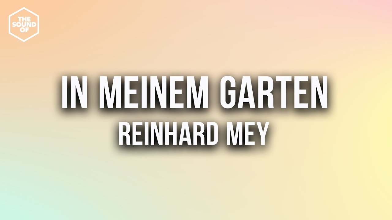 Reinhard Mey - In meinem Garten (Lyric Video)