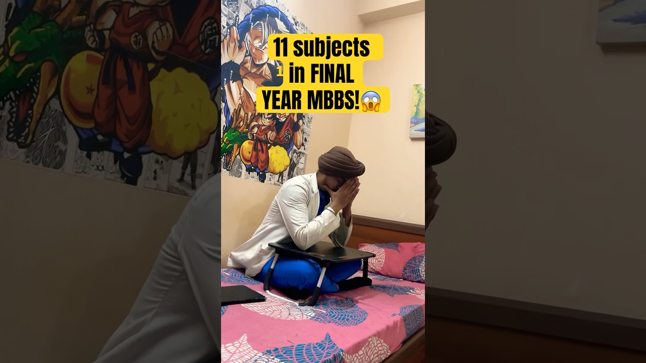 11 subjects in final year of MBBS!😱 more difficult than NEET? 