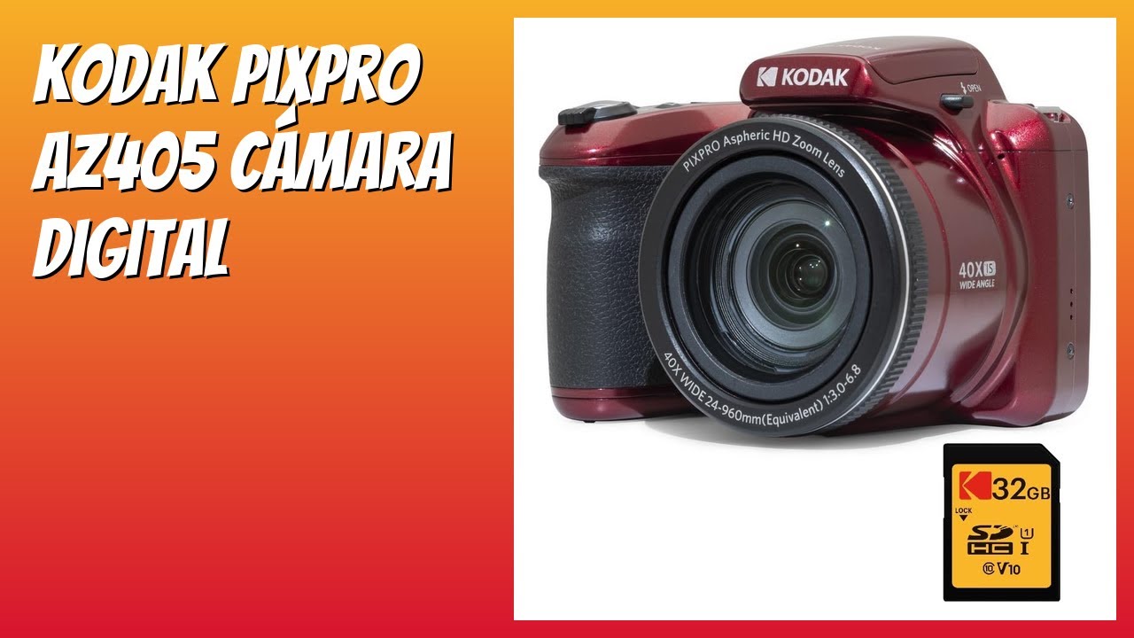 RESEÑA (2026) : KODAK Pixpro AZ405 Cámara Digital. DETALLES