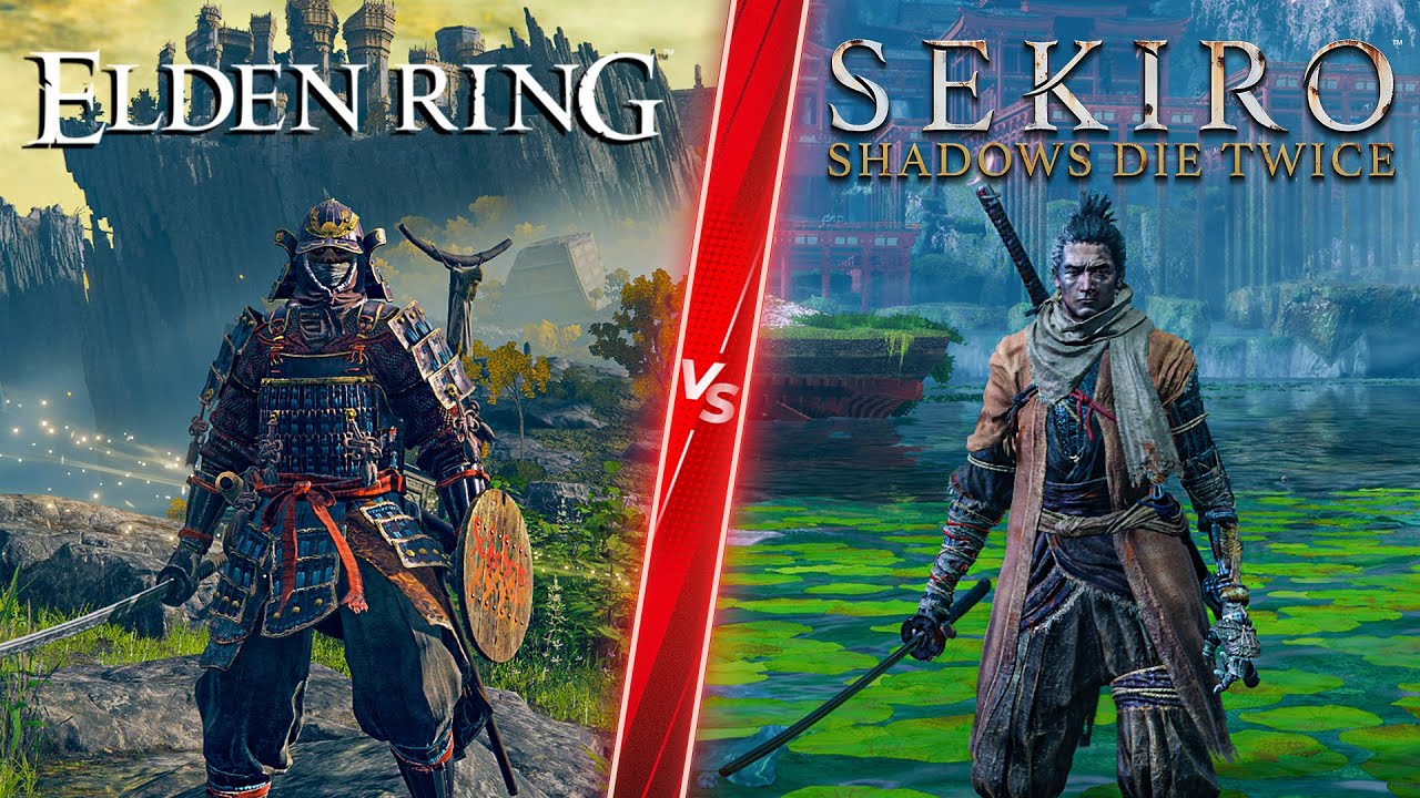 Elden Ring vs Sekiro: Shadows Die Twice - Direct Comparison! Attention to Detail & Graphics! PC 4K
