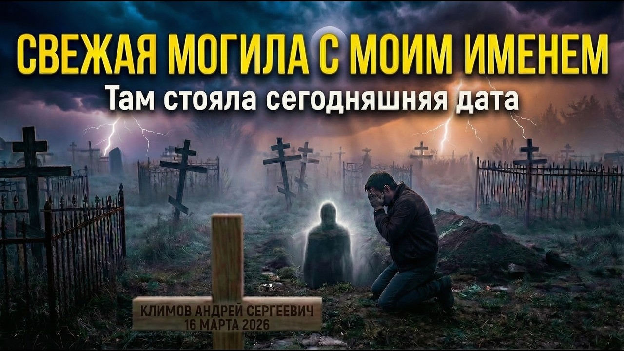Свежая могила с моим именем. Страшная история.